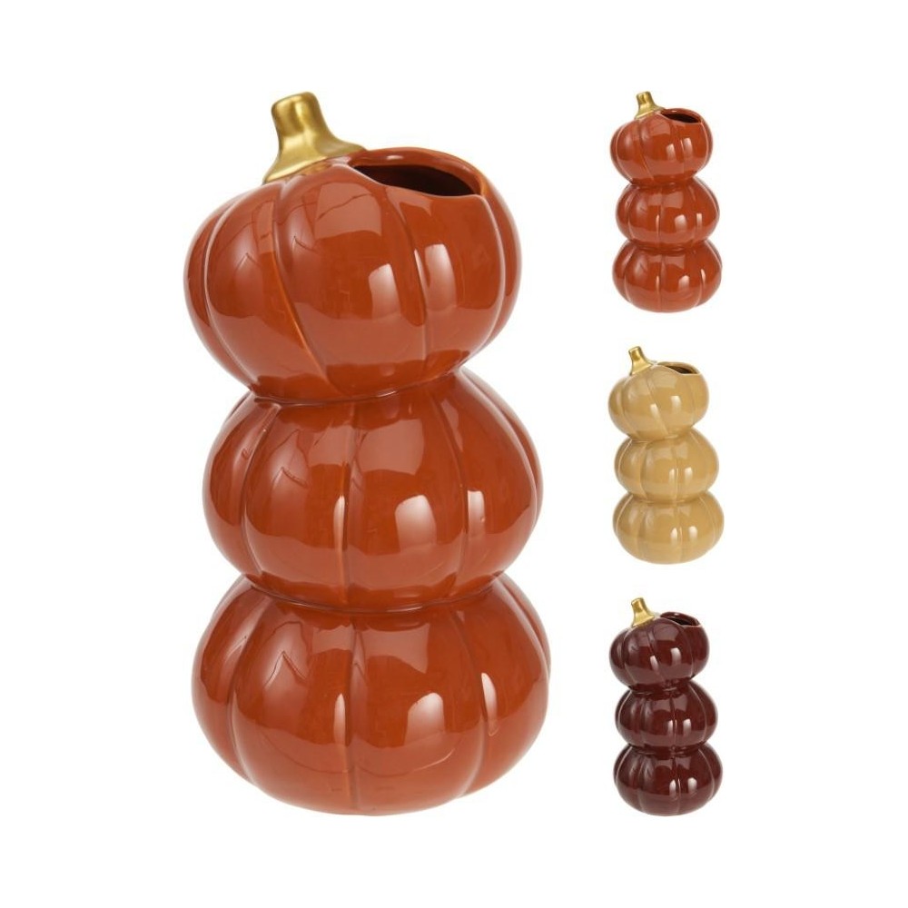 VASO FORMA TRE ZUCCHE 10.5X20 2 ASS.